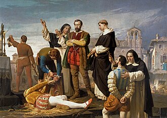 Ejecución de los comuneros de Castilla, obra de Antonio Gisbert