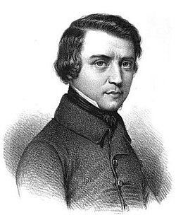 Retrato antiguo de Louis Blanc.