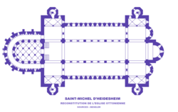 Planta arquitectónica de la Iglesia de San Miguel