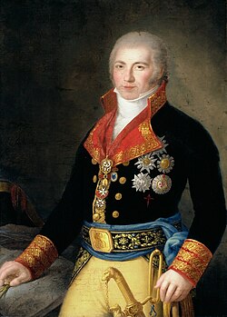 Retrato de Manuel Godoy por Agustín Esteve.