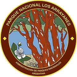 Escudo oficial del Parque Nacional Los Arrayanes