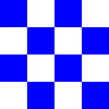 Banderas de señales para la letra N