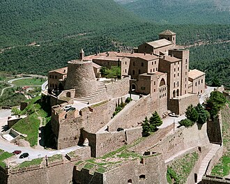 Vista general del Castillo de Cardona