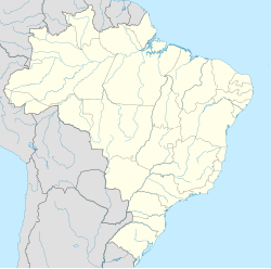 Mapa de ubicación de Florianópolis en Brasil