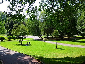 Vista general del Parque Casilda Iturrizar en Bilbao