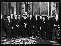 Julián Besteiro junto a Édouard Herriot