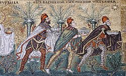 Mosaico histórico en Rávena