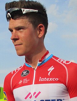 Bob Jungels compitiendo