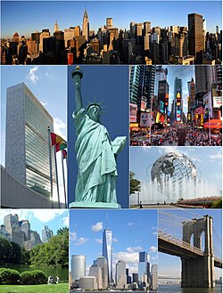 Mapa de ubicación de Manhattan
