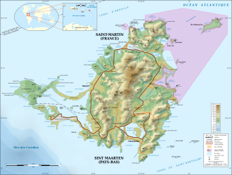 Mapa histórico y detalle territorial de San Martín.