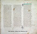 Ejemplo de escritura uncial del Codex Vaticanus