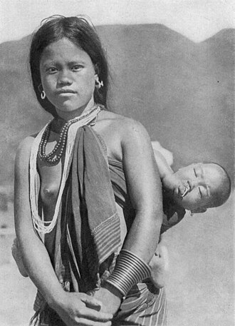 Mujer perteneciente al grupo étnico Ifugao en Filipinas