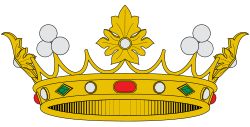 Representación de la corona marquesal