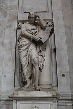 Monumento en honor a Samuel Johnson en la Catedral de San Paul en Londres