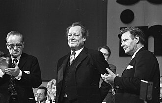 Willy Brandt y Helmut Schmidt