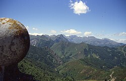 Vista panorámica desde la cima del puerto de Pajares