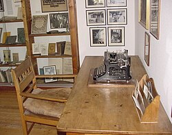 Escritorio de Hermann Hesse en el Museo Gaienhofen