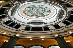 Imagen de la cúpula del Mercado de las Flores, obra de Miquel Barceló