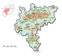 Conurbación del Rin-Ruhr en Alemania