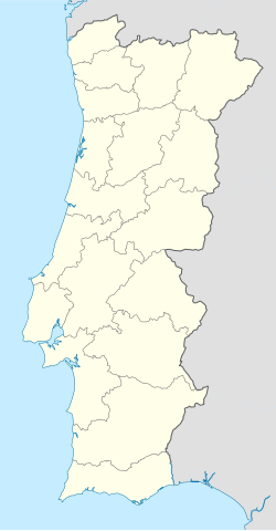 Mapa de ubicación de Cascais en Portugal