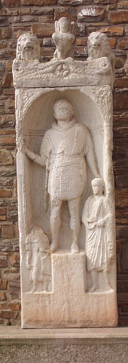 Inscripción funeraria romana