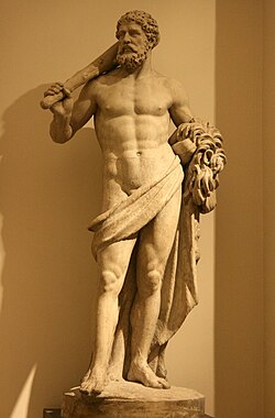 Estatua de Hércules por Gilles-Lambert Godecharle