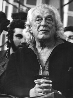 Retrato fotográfico de Rafael Alberti.