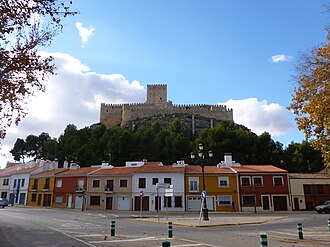Vista del Castillo de Almansa