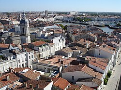 Vista panorámica de la arquitectura de La Rochela