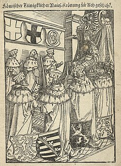 Coronación de Carlos V en Aquisgrán