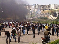 Protestas en Daraa durante 2013