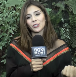 Greeicy en el estreno de Tiro de gracia