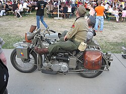 Moto Indian utilizada durante la Segunda Guerra Mundial