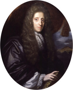 Retrato histórico al óleo de John Locke