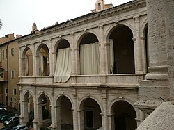 Logia del patio principal del Palazzo Venezia