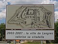 Plano o esquema de la Ciudadela de Langres
