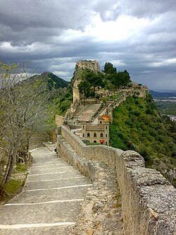 Vista del Castillo de Játiva