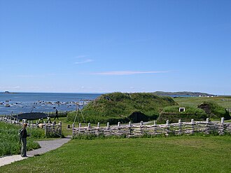 Vista general del paisaje costero en L'Anse aux Meadows