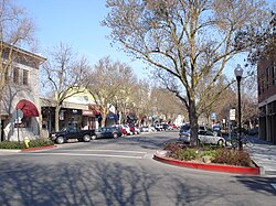 Vista general de la ciudad de Davis