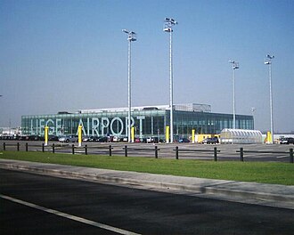 Vista general del Aeropuerto de Lieja