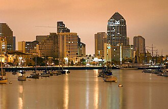 Vista histórica de San Diego