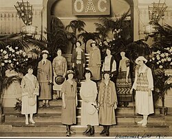 Departamento de Economía del Oregon Agricultural College en Portland, 1920