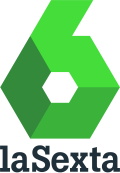 Logotipo de laSexta utilizado entre 2016 y 2024