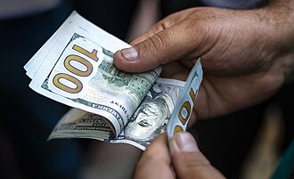 Representación de la supremacía del dólar estadounidense como divisa mundial