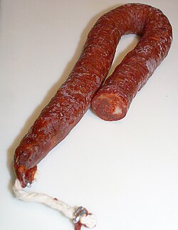 Sarta de chorizo tradicional