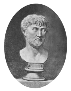 Retrato clásico de Lucrecio
