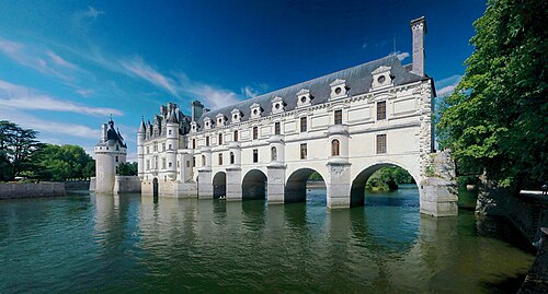 Fachada y arquitectura del Castillo de Chenonceau