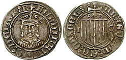 Moneda de Fernando el Católico
