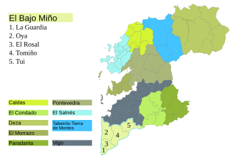 Mapa de localización de la comarca