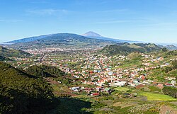 Vista aérea panorámica de San Cristóbal de La Laguna